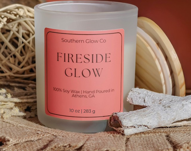 10oz Fireside Glow Candle