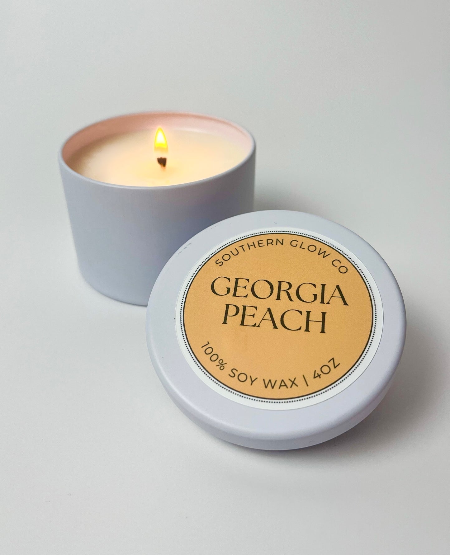 4oz Georgia Peach Candle