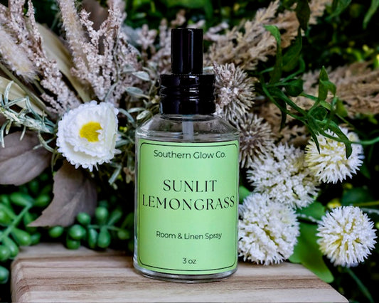 3oz Sunlit Lemongrass Room & Linen Spray